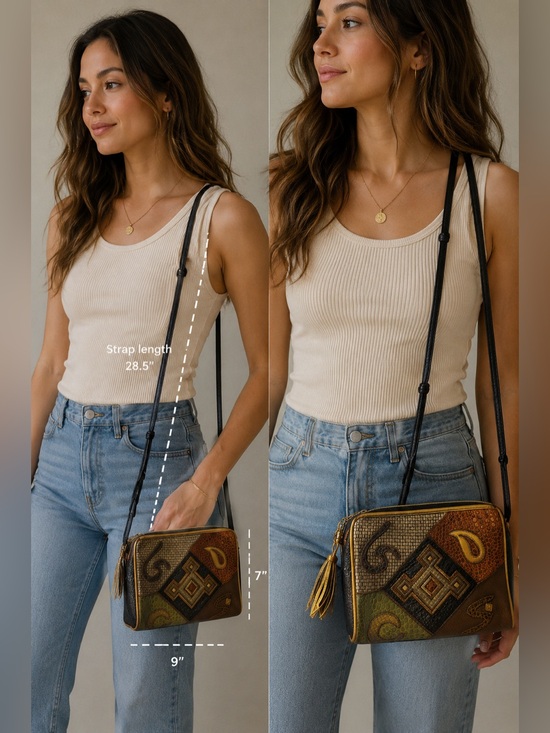 Nas Handbags - Vintage 80’s NAS Crossbody Shoulder Bag